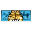 Garfield Face Wireless Keyboard